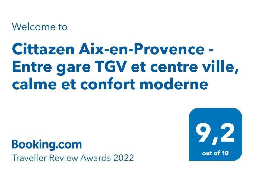 Cittazen Aix-En-Provence - Entre Gare Tgv Et Centre Ville, Calme Et Confort Moderne Kültér fotó